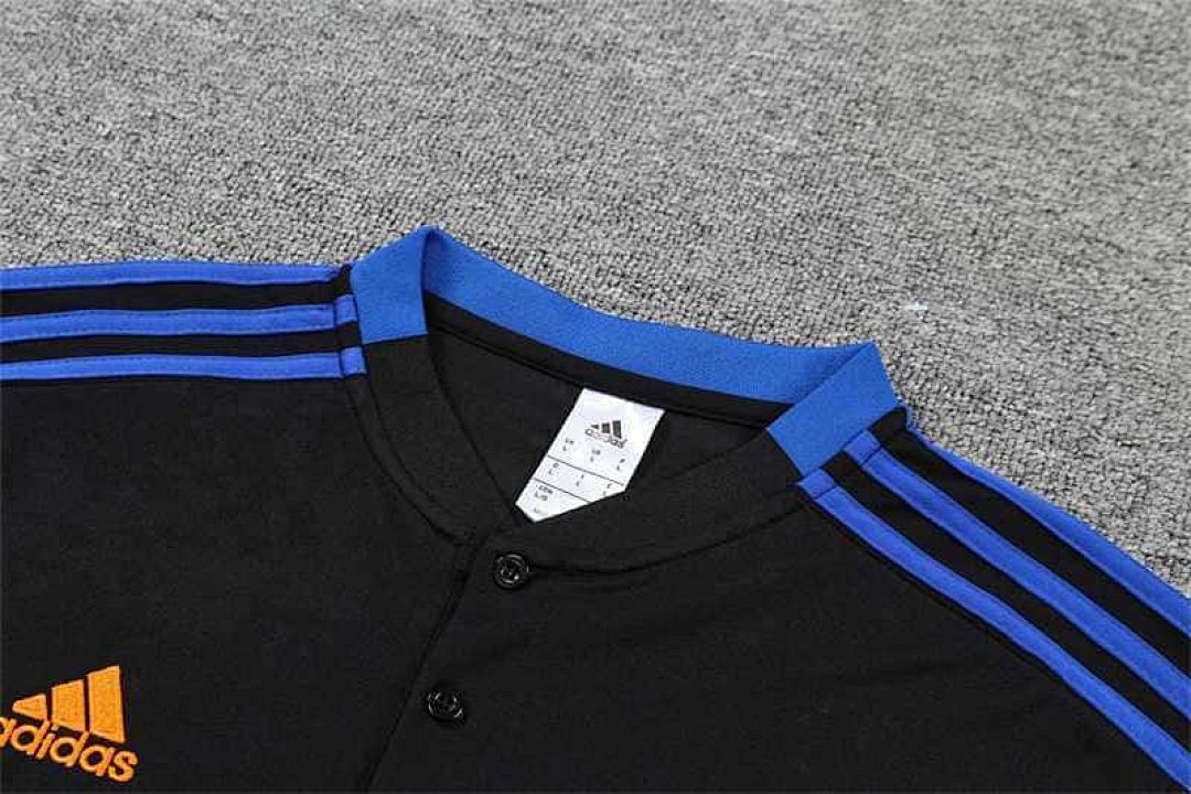 Real Madrid Polo black with yellow-logo 11