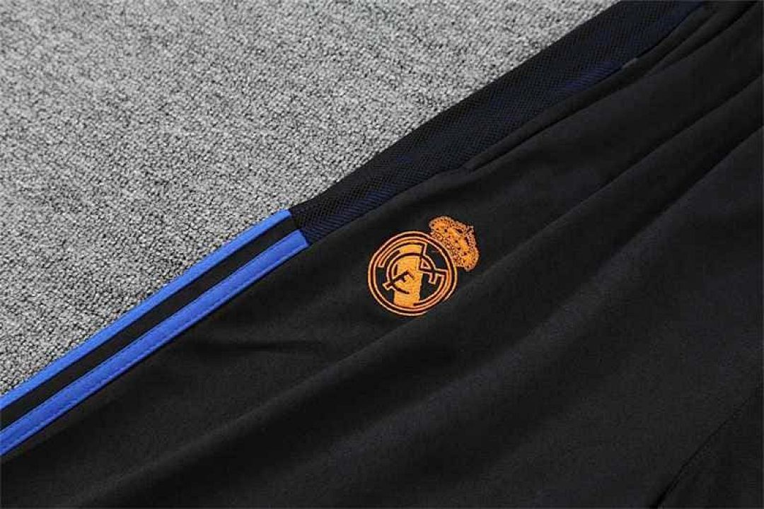 Real Madrid Polo black with yellow-logo 16