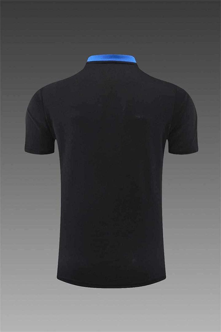 Real Madrid Polo black with yellow-logo 4