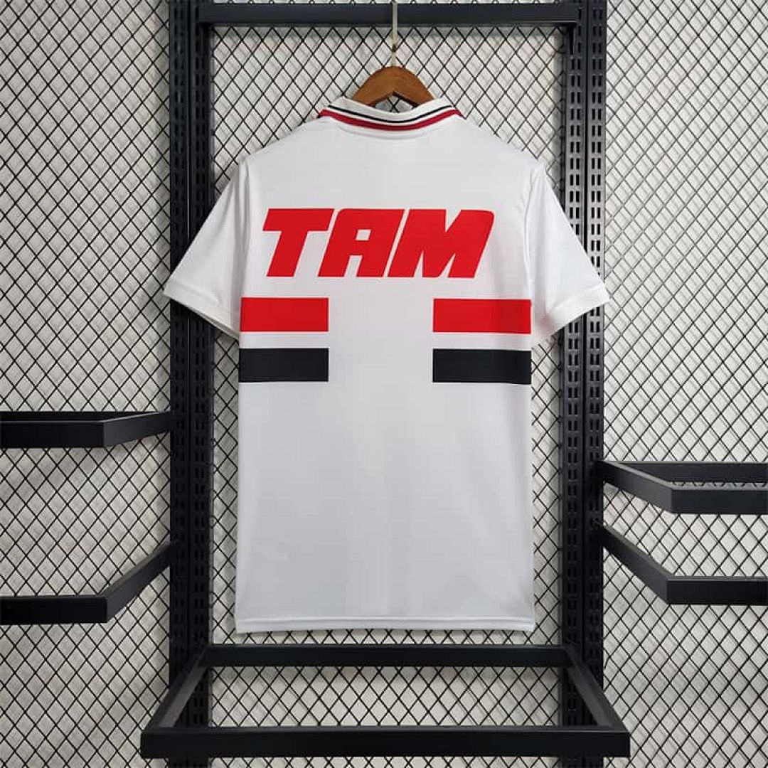 93-94 Retro Sao Paulo home size S-XXL Soccer Jerseys 6