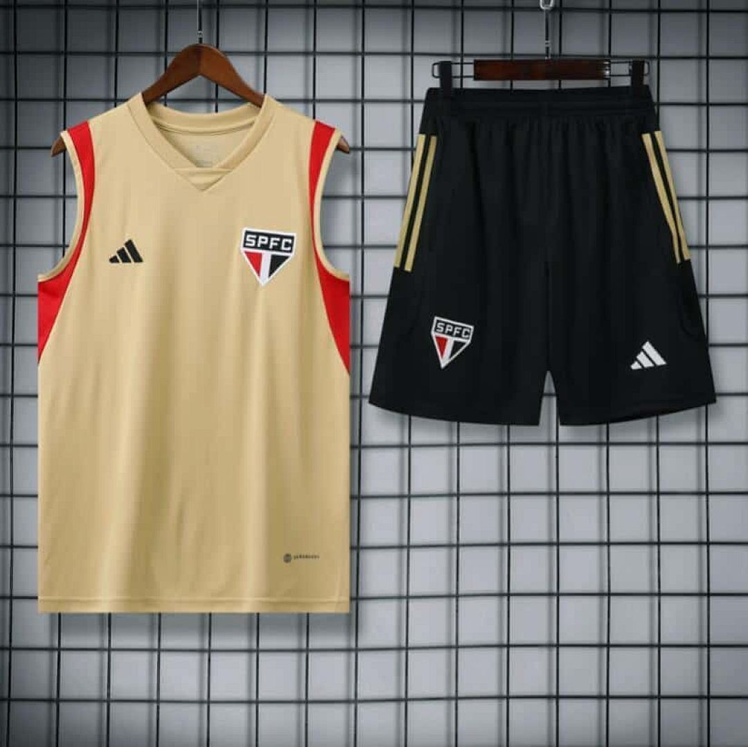 23-24 Sao Paulo Training Vest Kit S-XXL(1) Soccer Jerseys