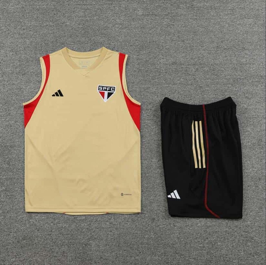 23-24 Sao Paulo Training Vest Kit S-XXL(1) Soccer Jerseys 2