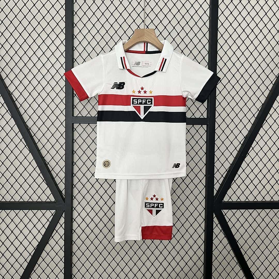 24-25 Sao Paulo Home Kid Kits Children Sets