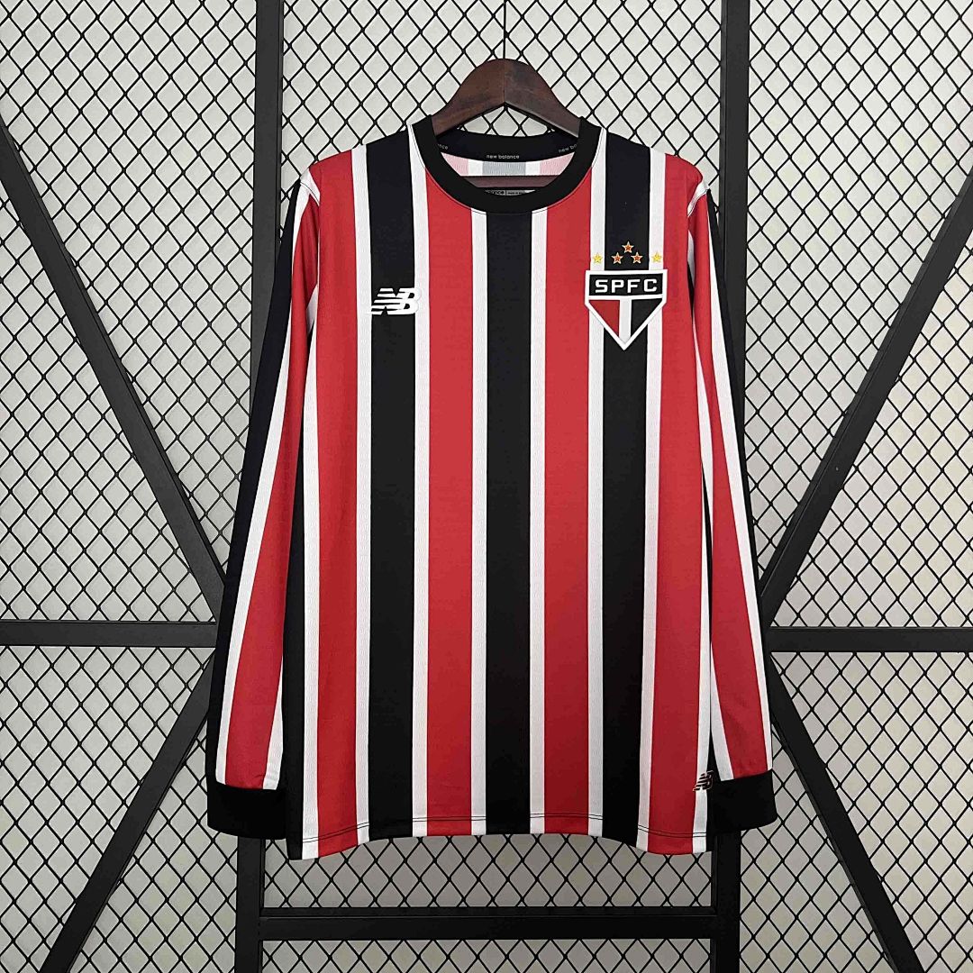 24-25 Sao Paulo Away Kit Long Sleeve Shirt