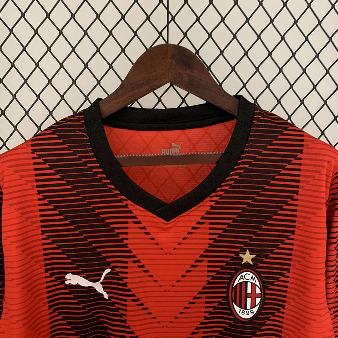 23_24 Long sleeve AC Milan home S-3XL 3