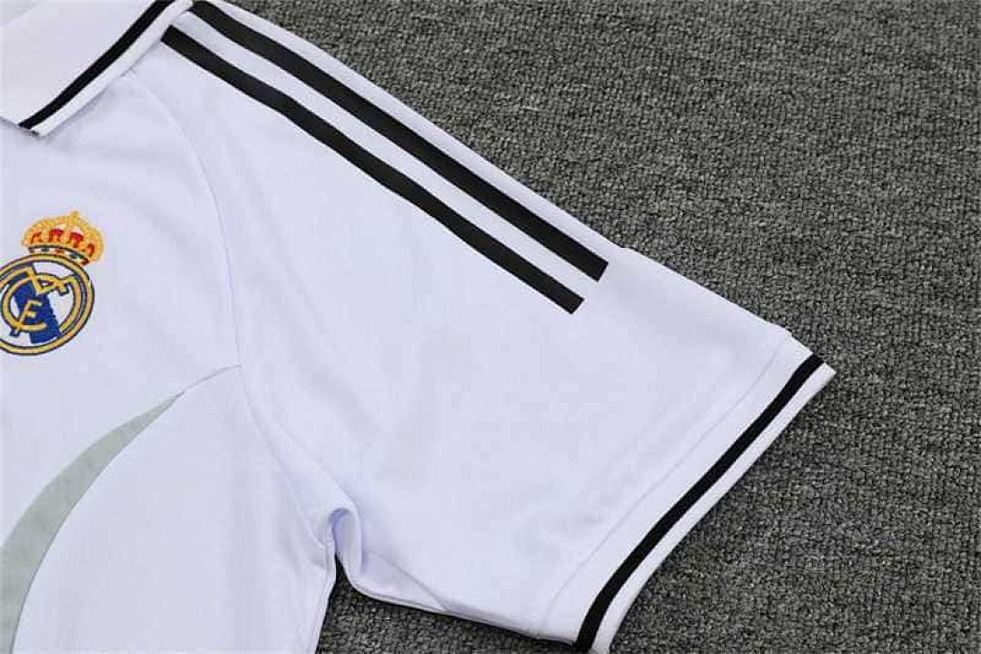 Real Madrid Polo white-black with three sides 13