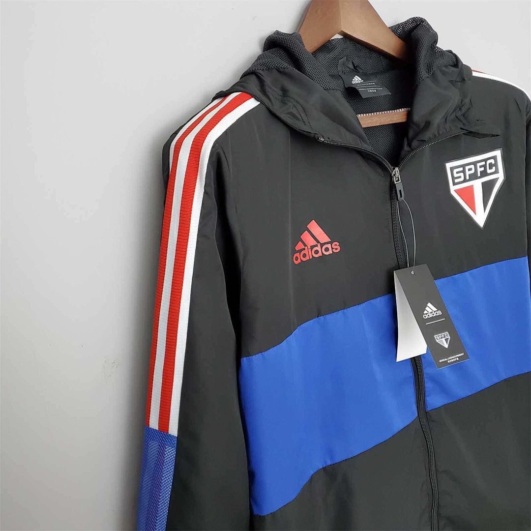 22-23 Sao Paulo black blue windbreaker 5