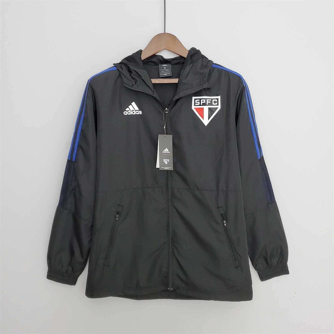22-23 Sao Paulo black windbreaker