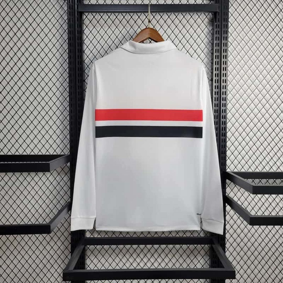 24-25 Sao Paulo Home Kit Long Sleeve Shirt 3