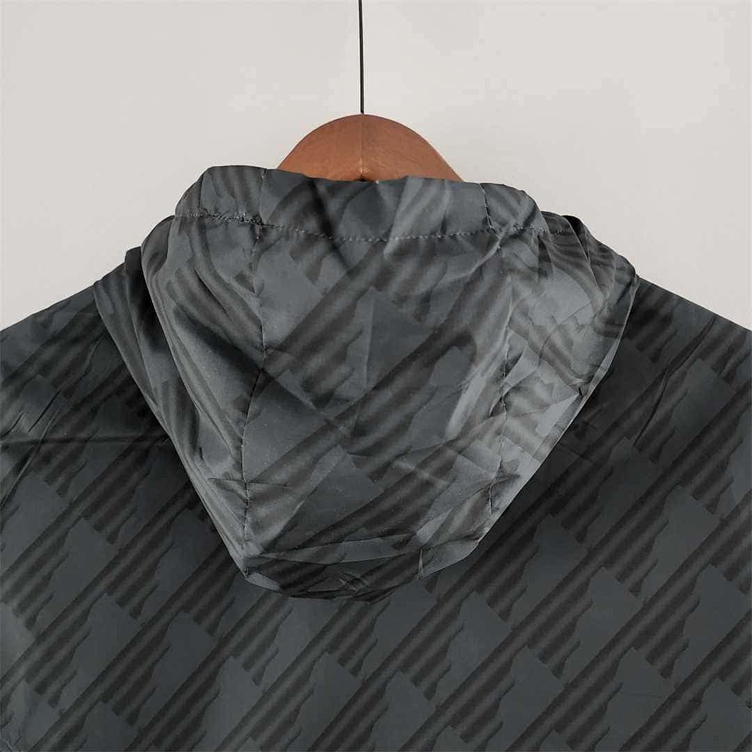 22-23 Sao Paulo Windbreaker Black Red and White 8