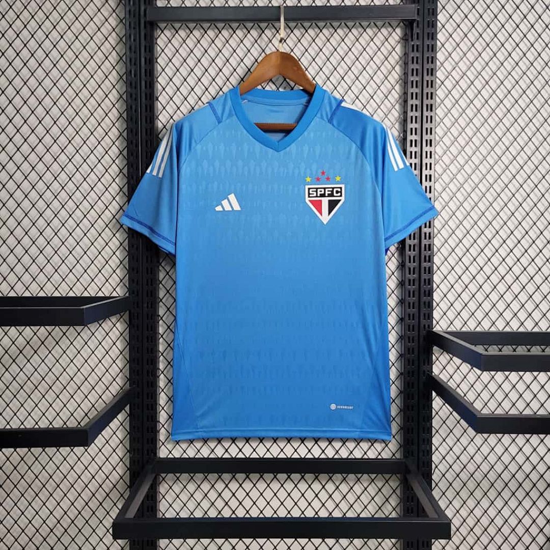 23-24 Sao Paulo Goalkeeper Blue S-4XL Cheap Soccer Jerseys