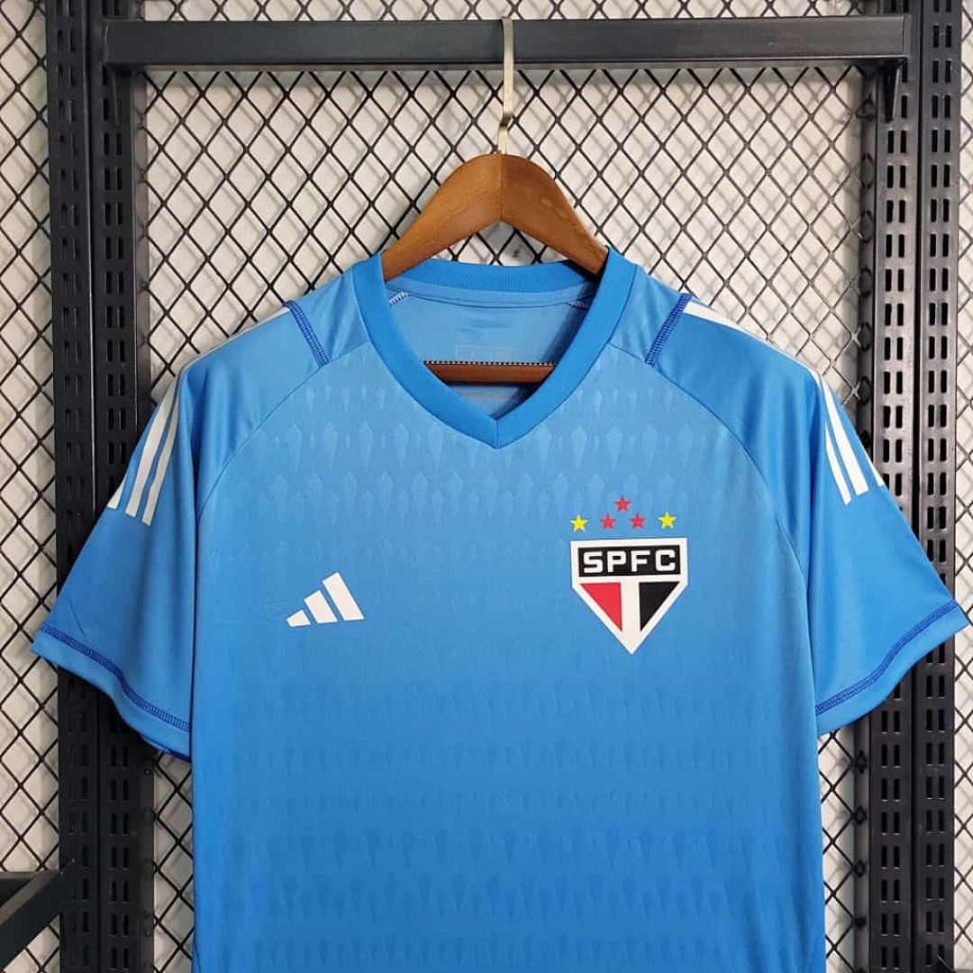 23-24 Sao Paulo Goalkeeper Blue S-4XL Cheap Soccer Jerseys 4
