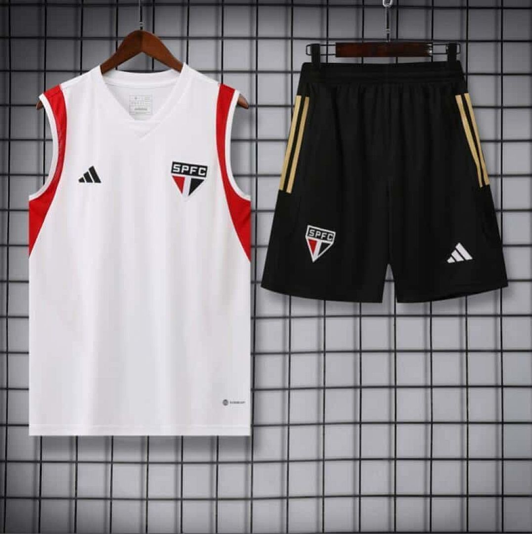 23-24 Sao Paulo Training Vest Kit S-XXL(2) Soccer Jerseys