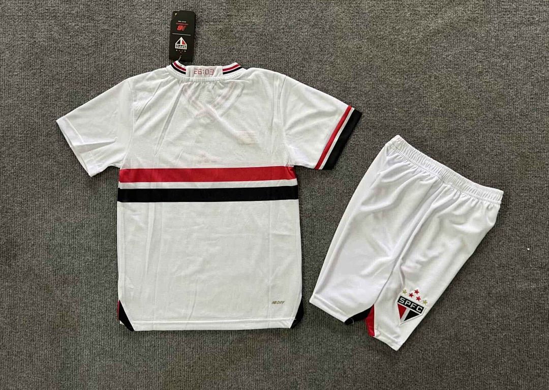 25-26 Kids Sao Paulo Home Kit 16-28 Without Sponsor 2