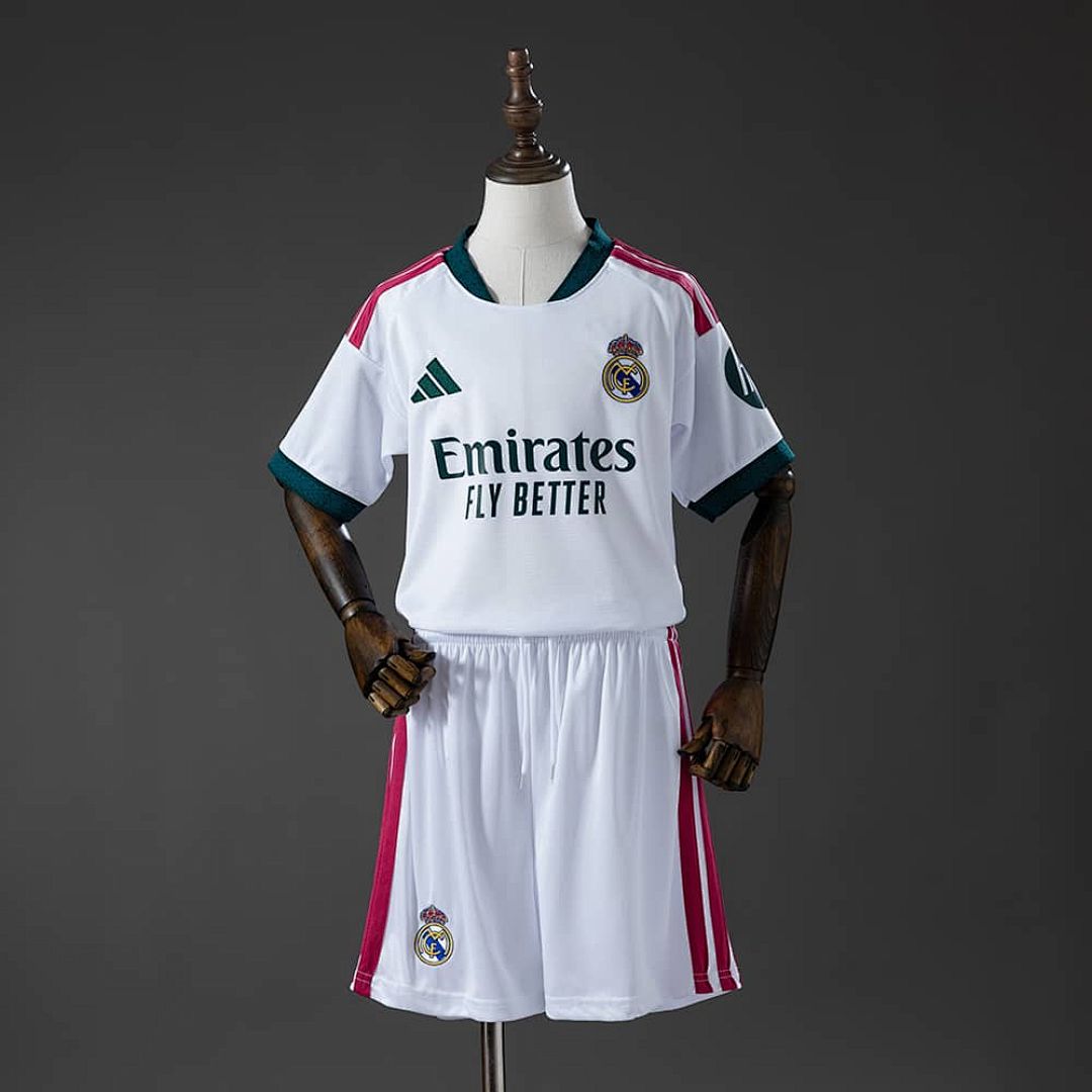 Real Madrid 26_27 Home Kids Kit Size 16-28