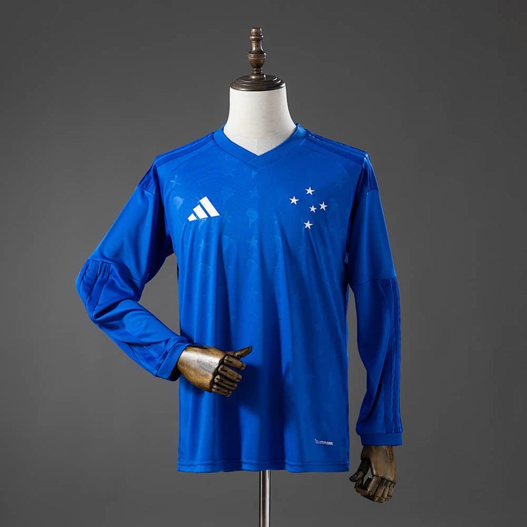 Cruzeiro 26_27 Home Long Sleeve Jersey S-4XL