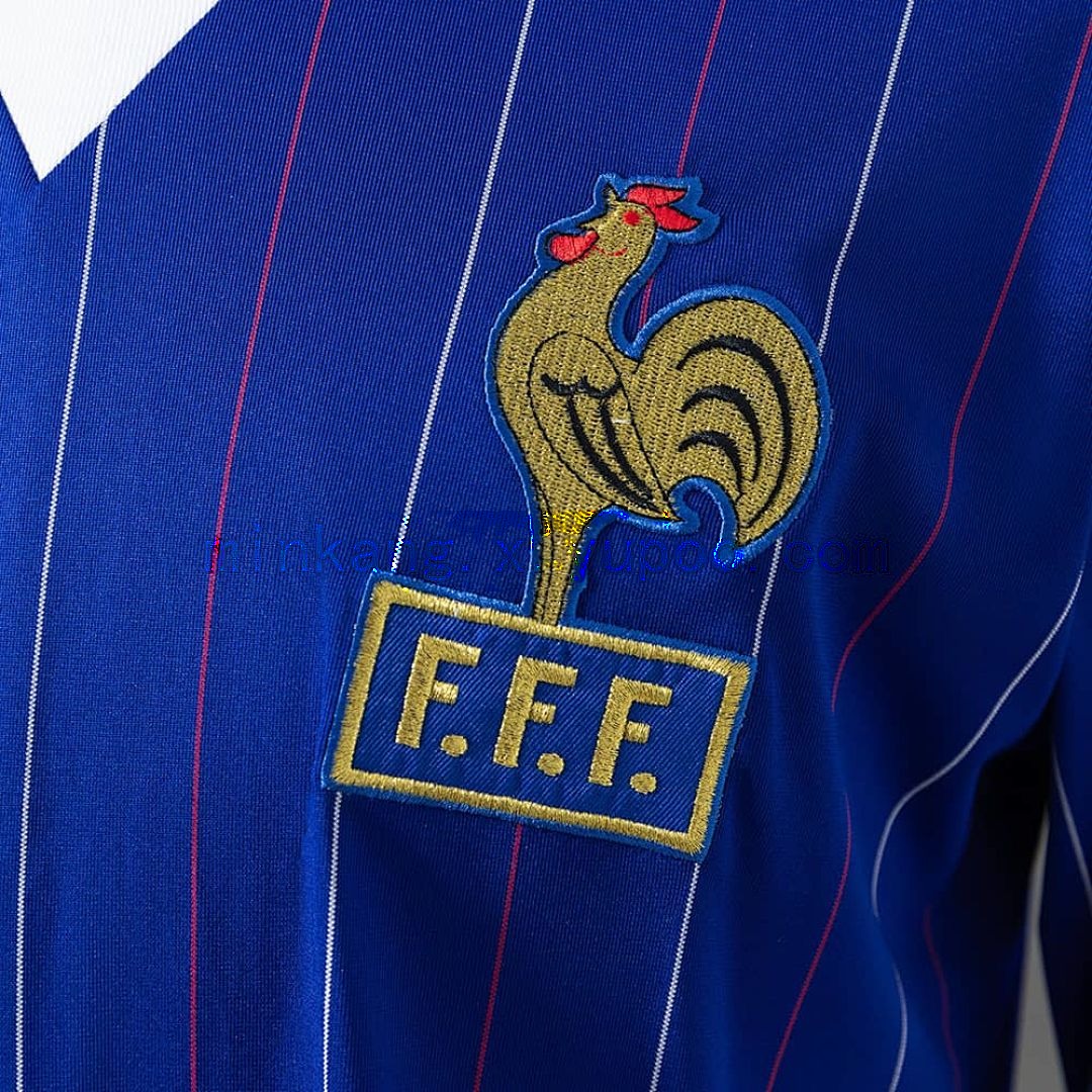 France 80_82 Home Long Sleeve Retro Jersey S-XXL 5
