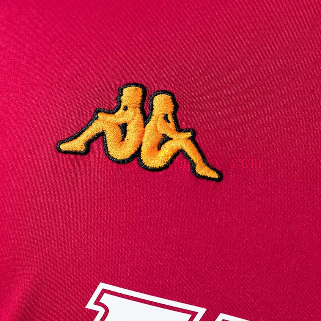 Roma 00_01 Home Long Sleeve Retro Jersey S-XXL 4