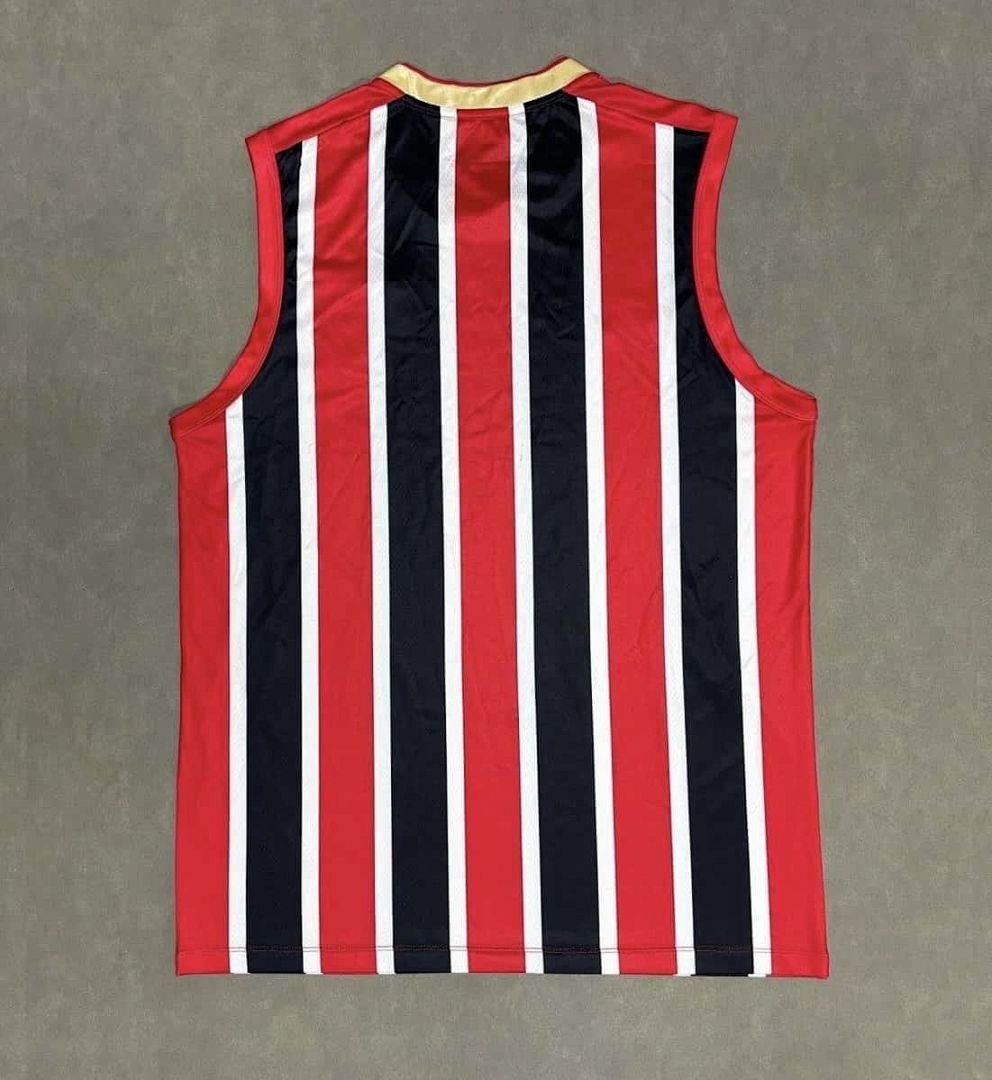 2025 Sao Paulo FC Away Sleeveless Kit S-4XL Cheap Football Jersey Wholesale Yupoo 2