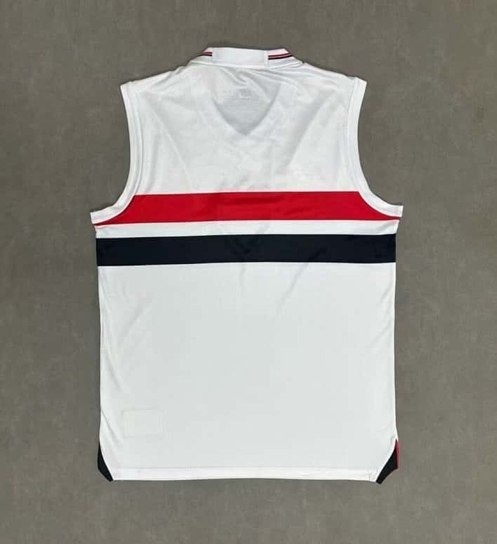 2025 Sao Paulo FC Home Sleeveless Kit S-4XL Cheap Football Jersey Wholesale Yupoo 2
