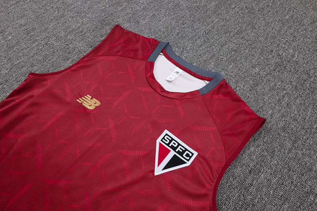 25-26 Sao Paulo Sleeveless Training Kits Tracksuits Cheap Jersey Wholesale Yupoo 18