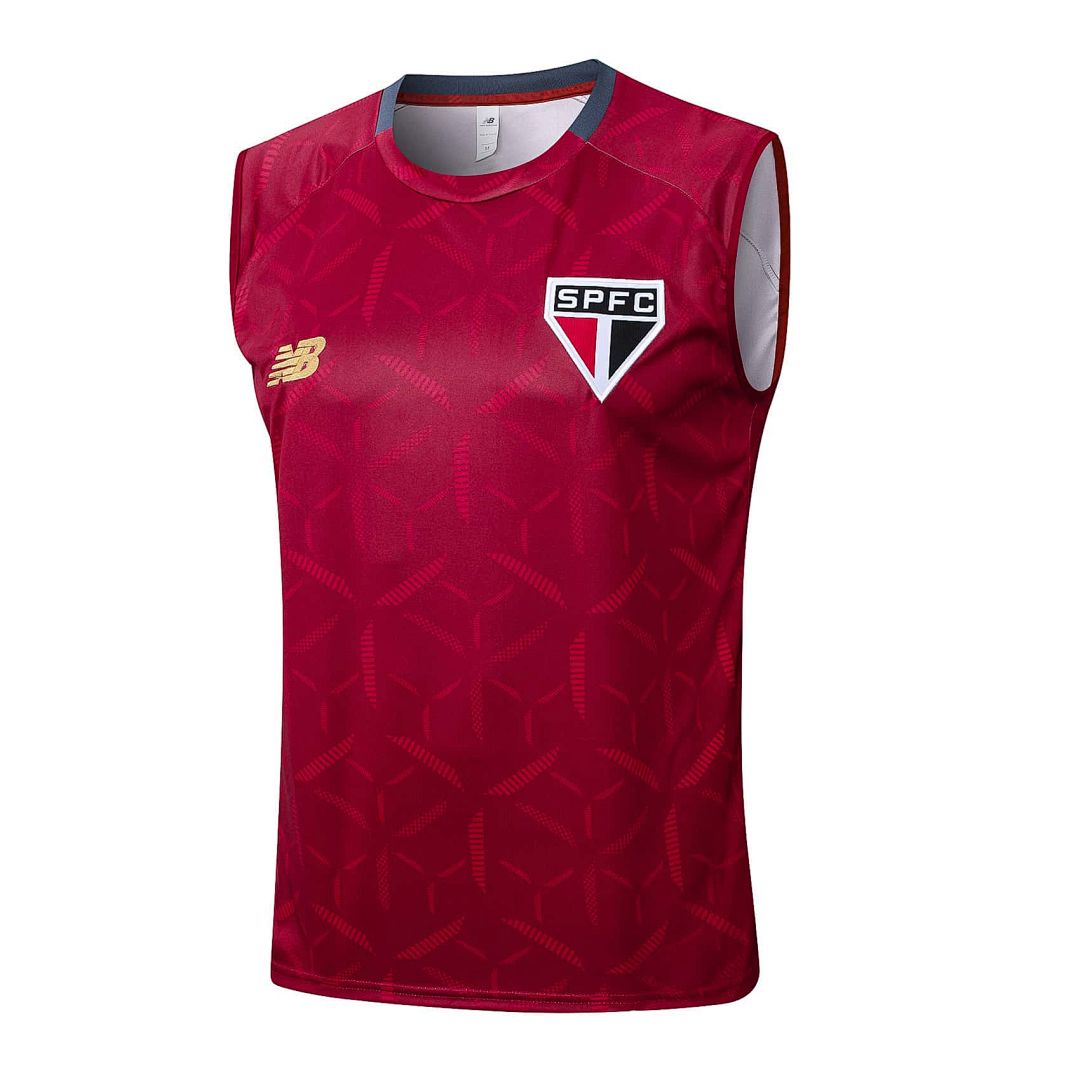 25-26 Sao Paulo Sleeveless Training Kits Tracksuits Cheap Jersey Wholesale Yupoo 25