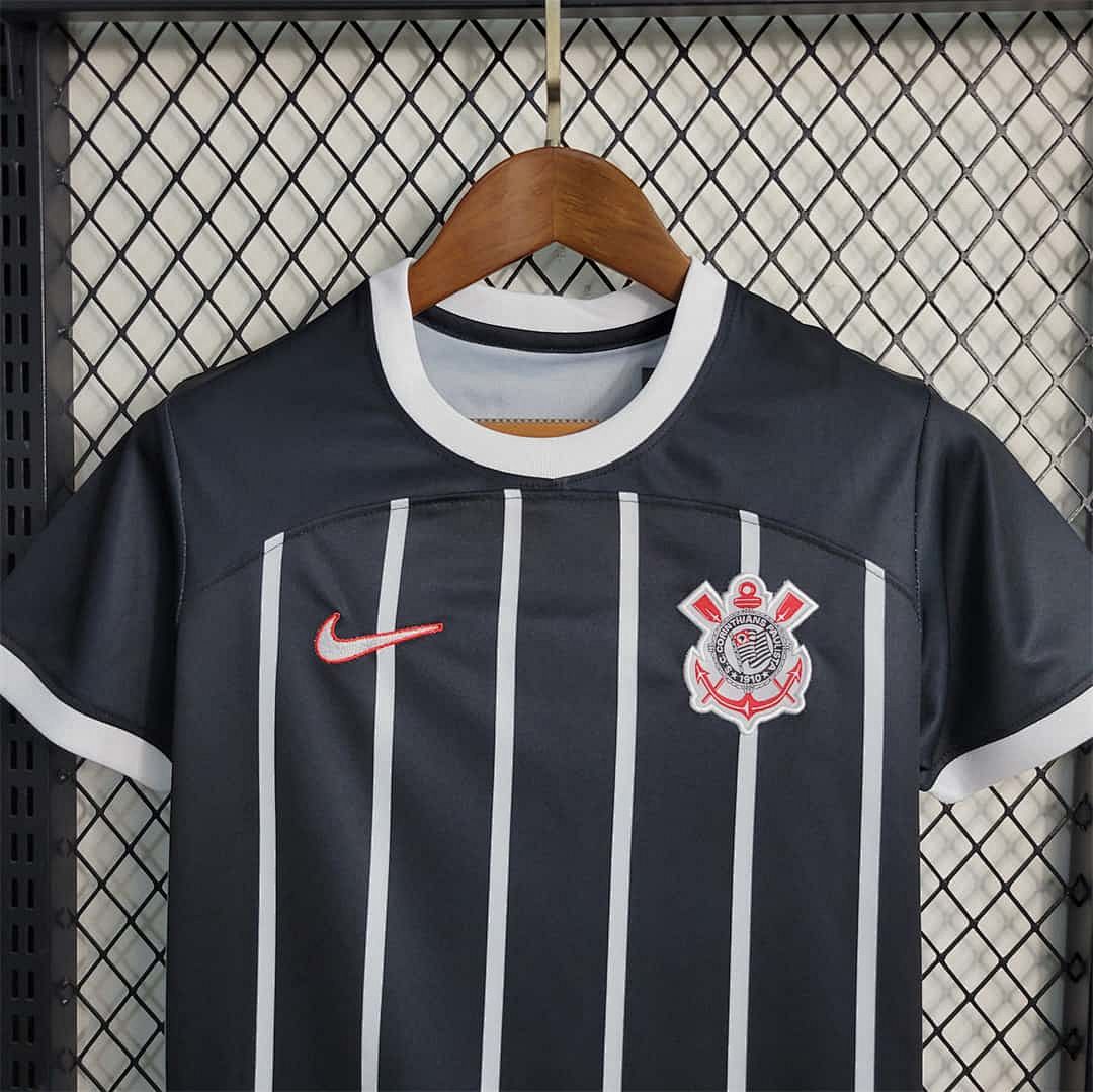 23-24 Corinthians away kids kit 6