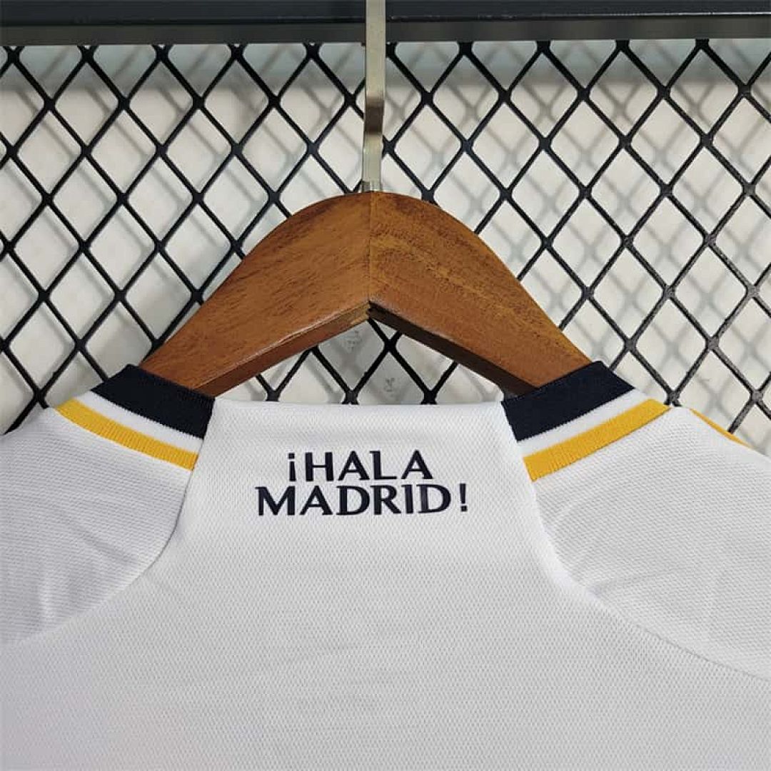 23-24 Real Madrid Home Long Sleeve Size S-XXL 4