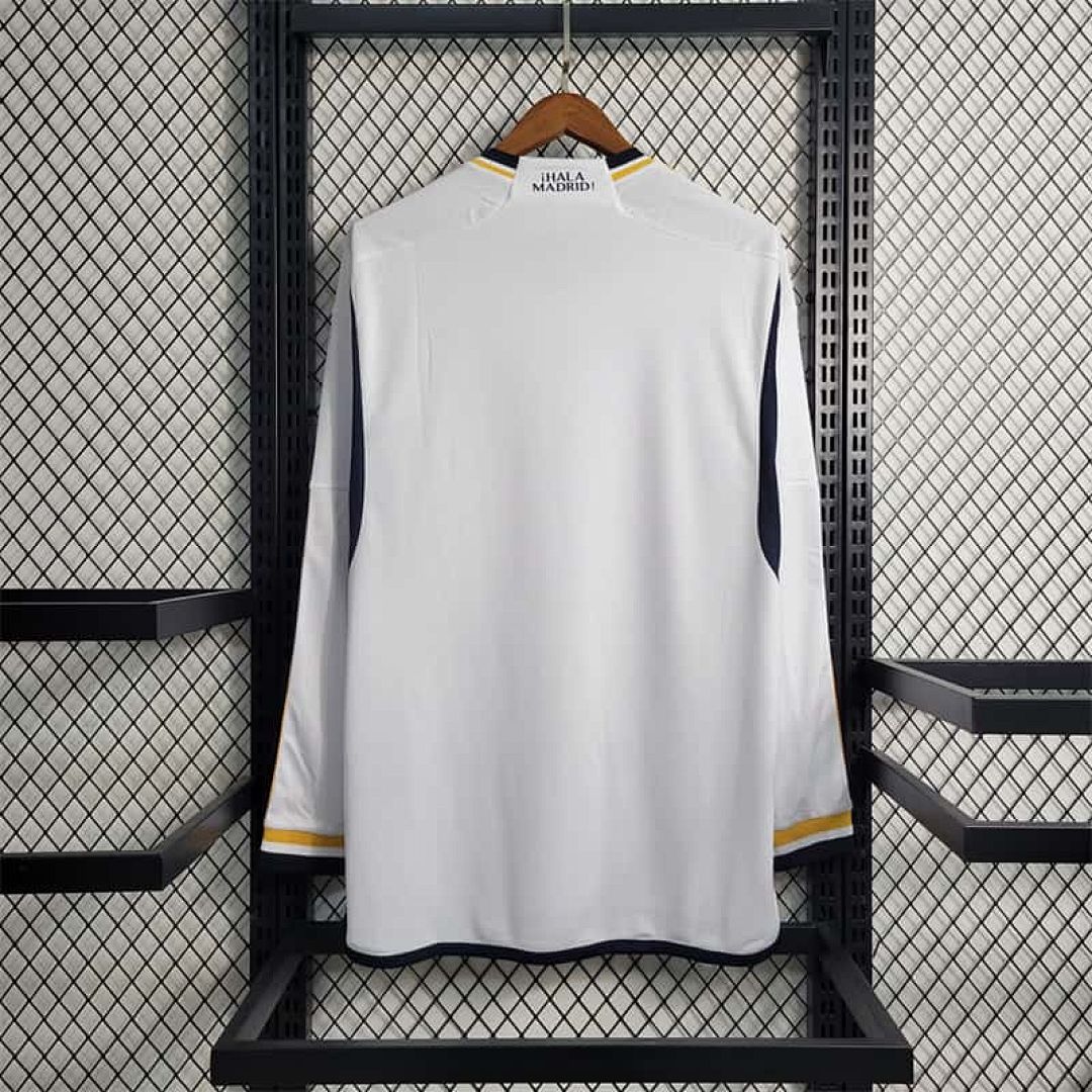 23-24 Real Madrid Home Long Sleeve Size S-XXL 5