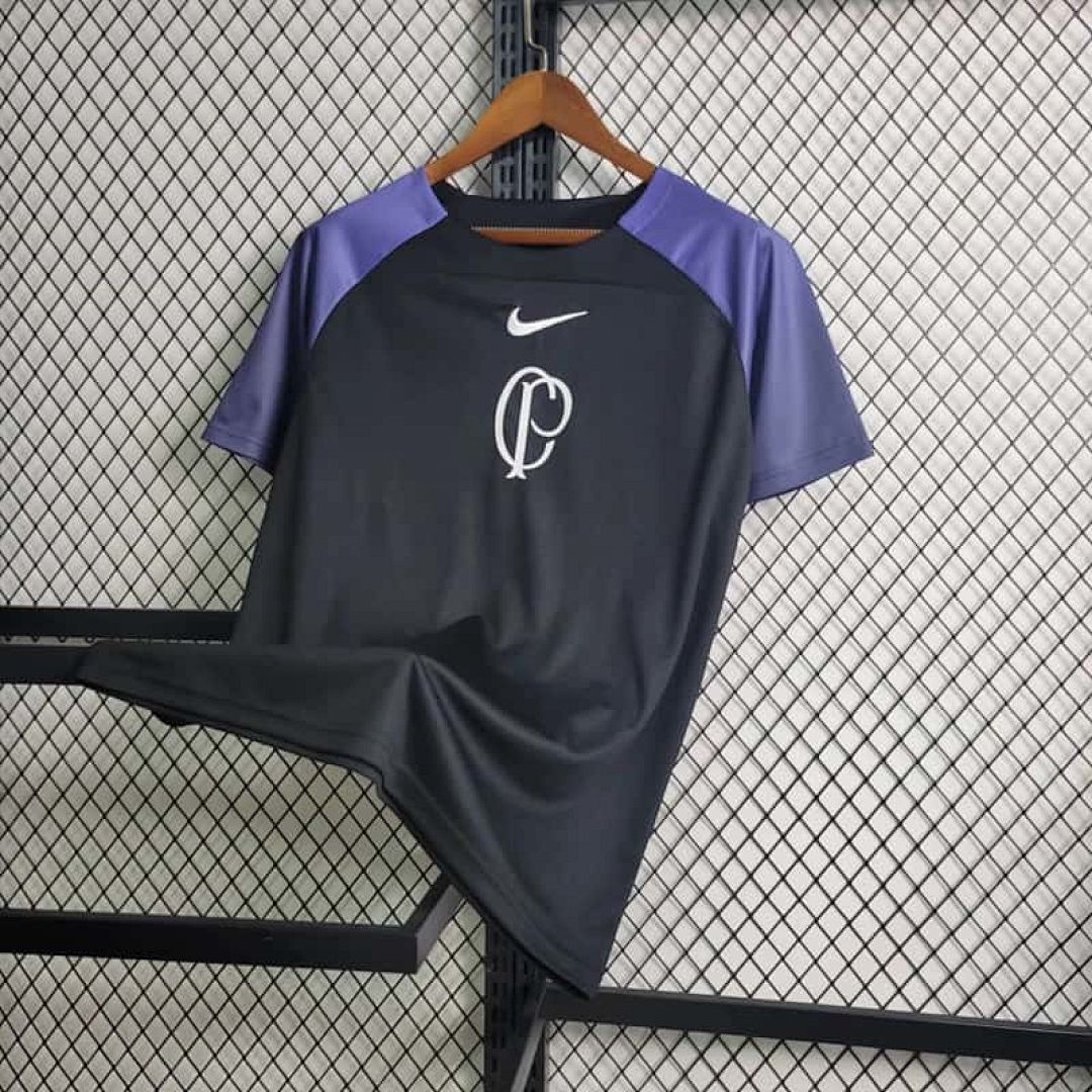 23-24 Corinthians Training Black&amp;Purple Kit 4