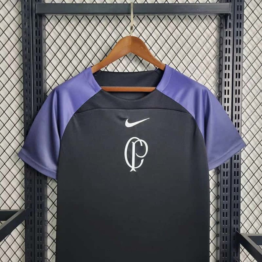23-24 Corinthians Training Black&amp;Purple Kit 6