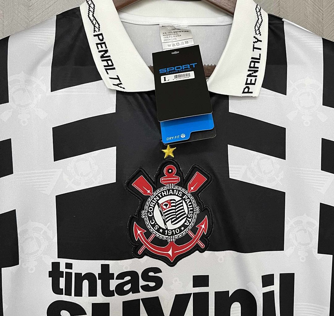 95-96 Corinthians Away Retro Kit 5