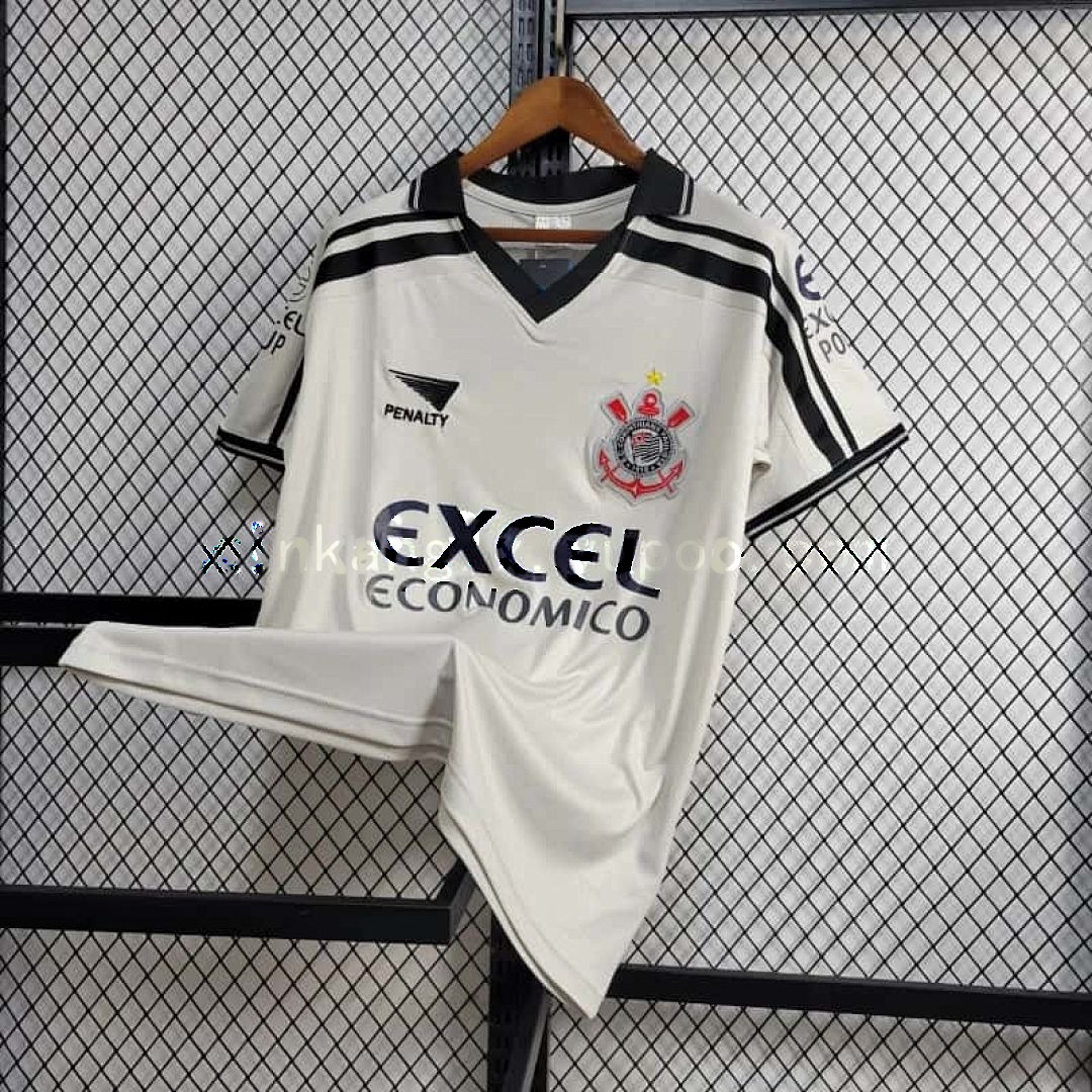 97-98 Corinthians Home Retro Kit Vintage Shirt 7