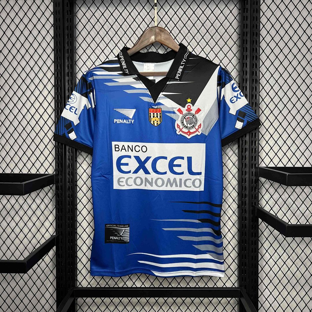 1998 Corinthians Retro Goalkeeper Kit Soccer Uniform