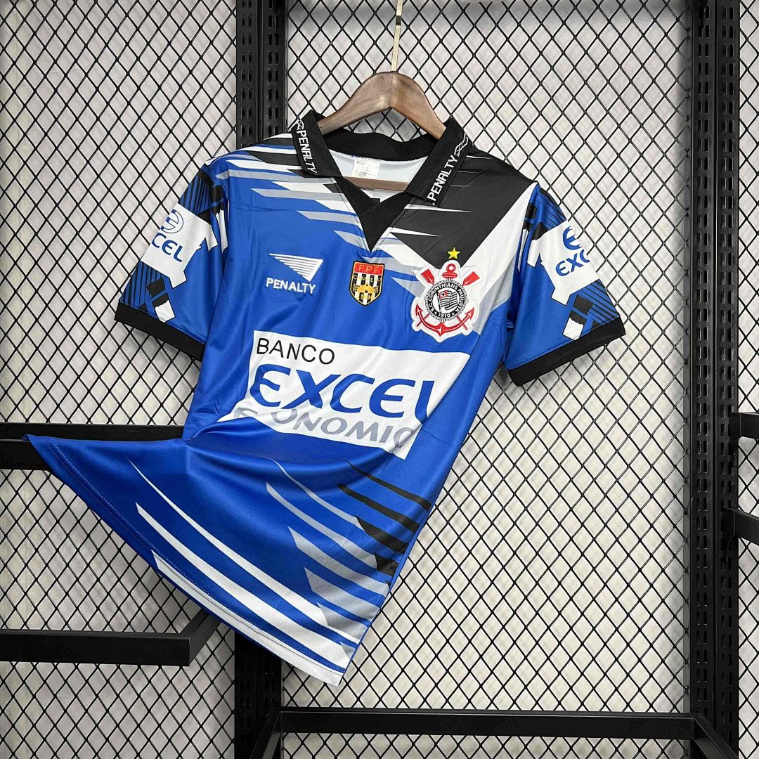 1998 Corinthians Retro Goalkeeper Kit Soccer Uniform 2