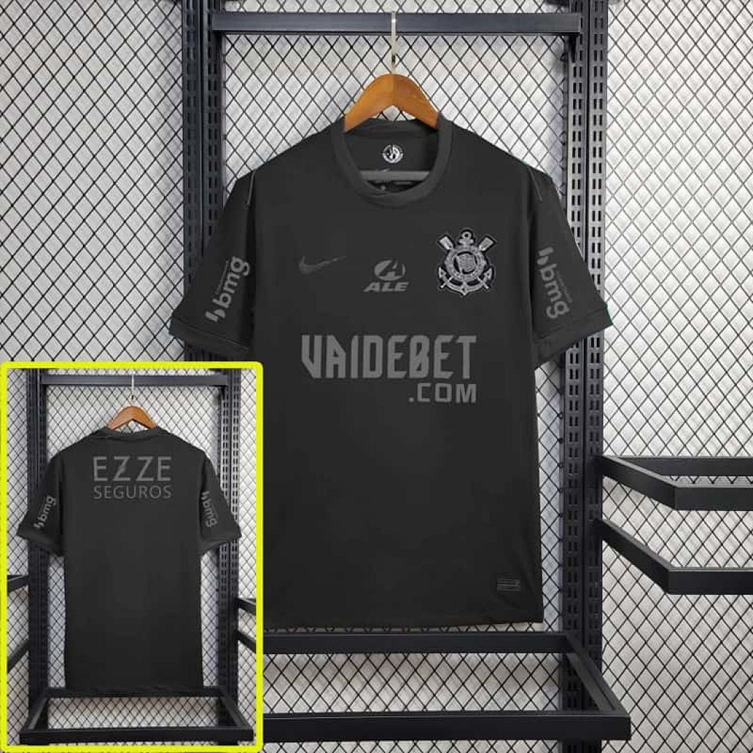 24-25 Corinthians Away Kit Soccer Uniform 8