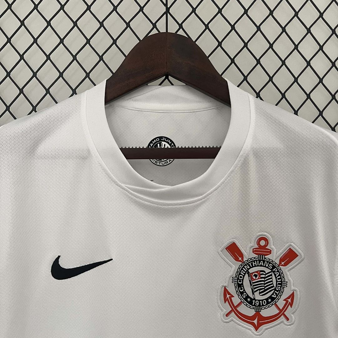 24-25 Corinthians Home Kit Soccer Shirt 11