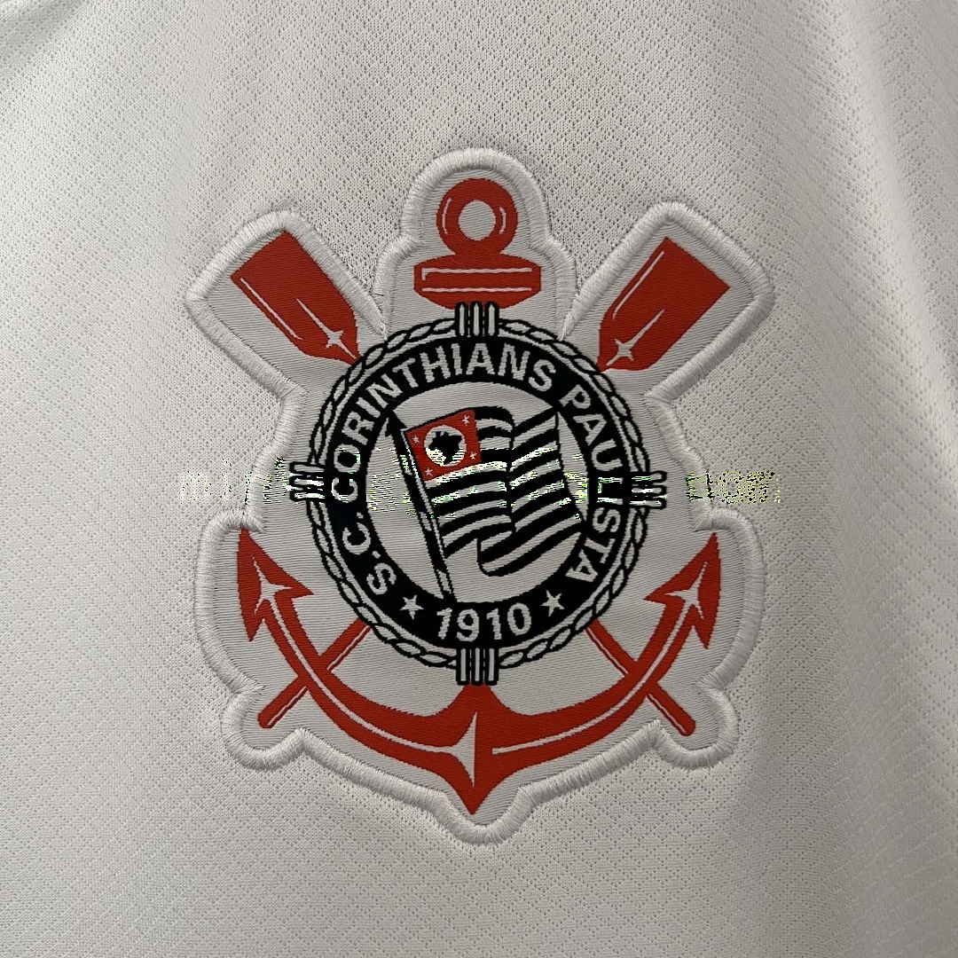 24-25 Corinthians Home Kit Soccer Shirt 9