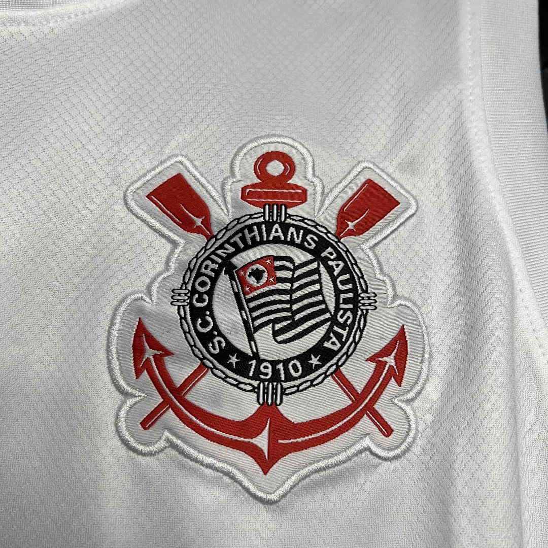 24-25 Corinthians Home Vest Kit Football Apparel 4
