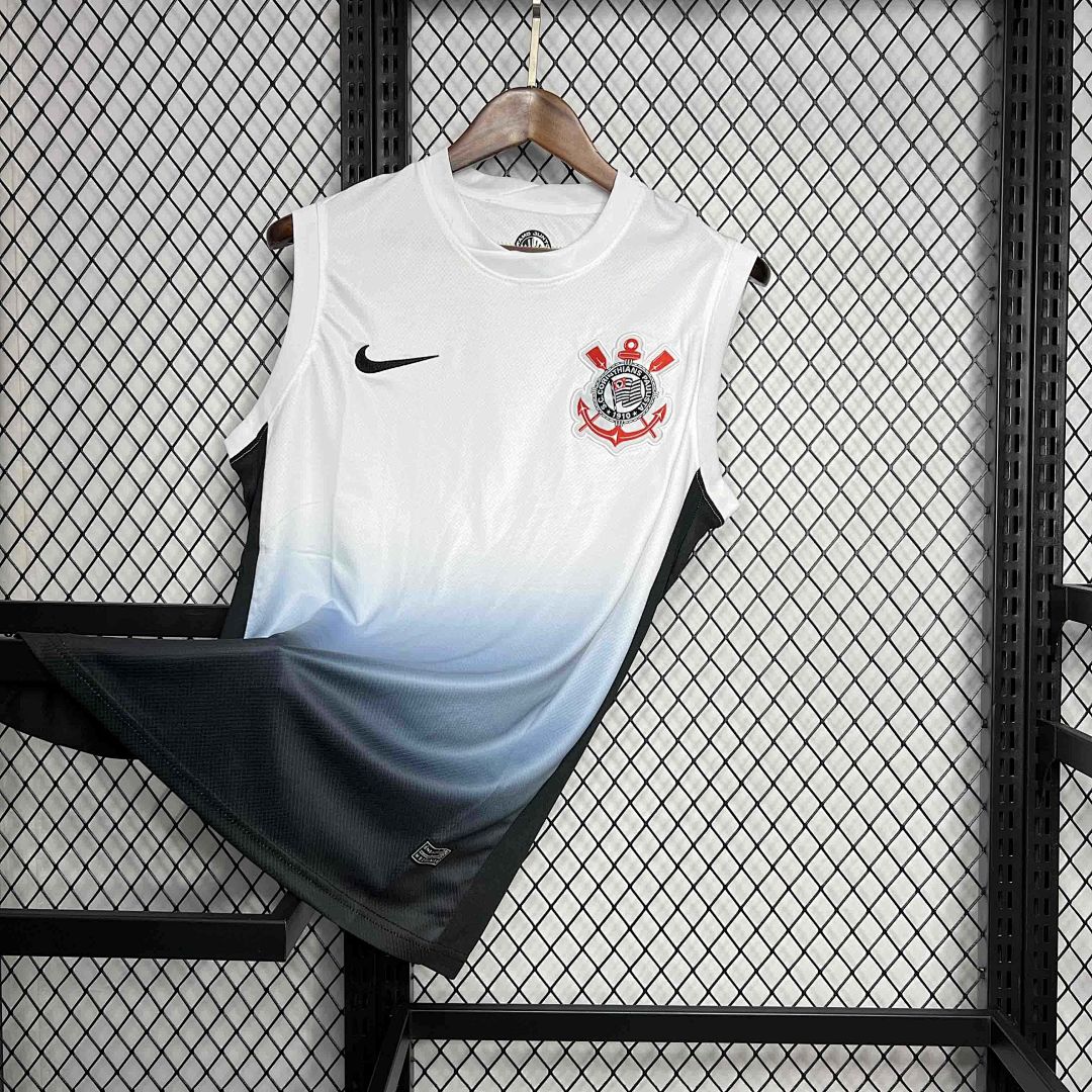 24-25 Corinthians Home Vest Kit Football Apparel 6