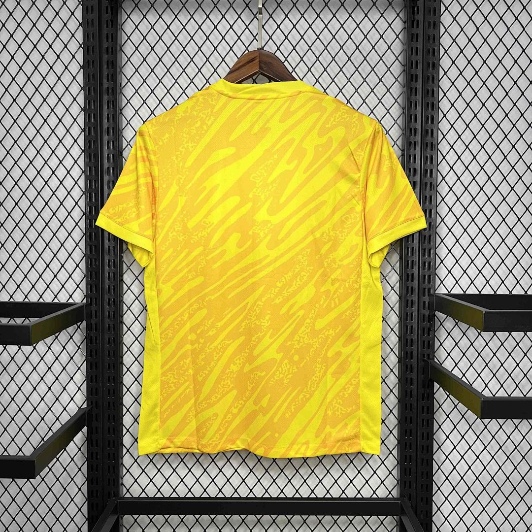 24-25 Corinthians Goalkeeper Yellow Kit Soccer Unifrom 4
