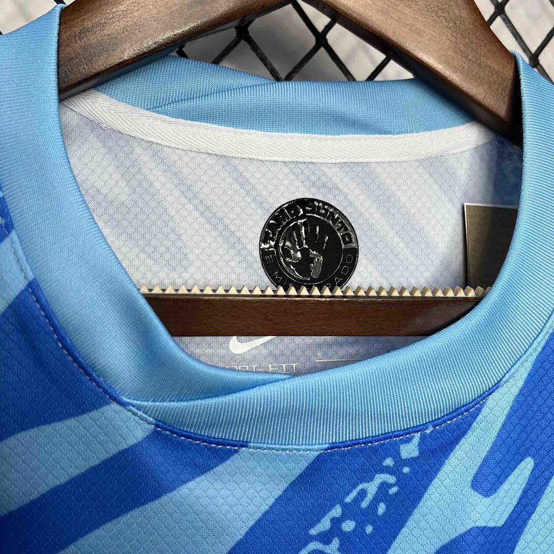 24-25 Corinthians Goalkeeper Blue Kit Soccer Unifrom 2