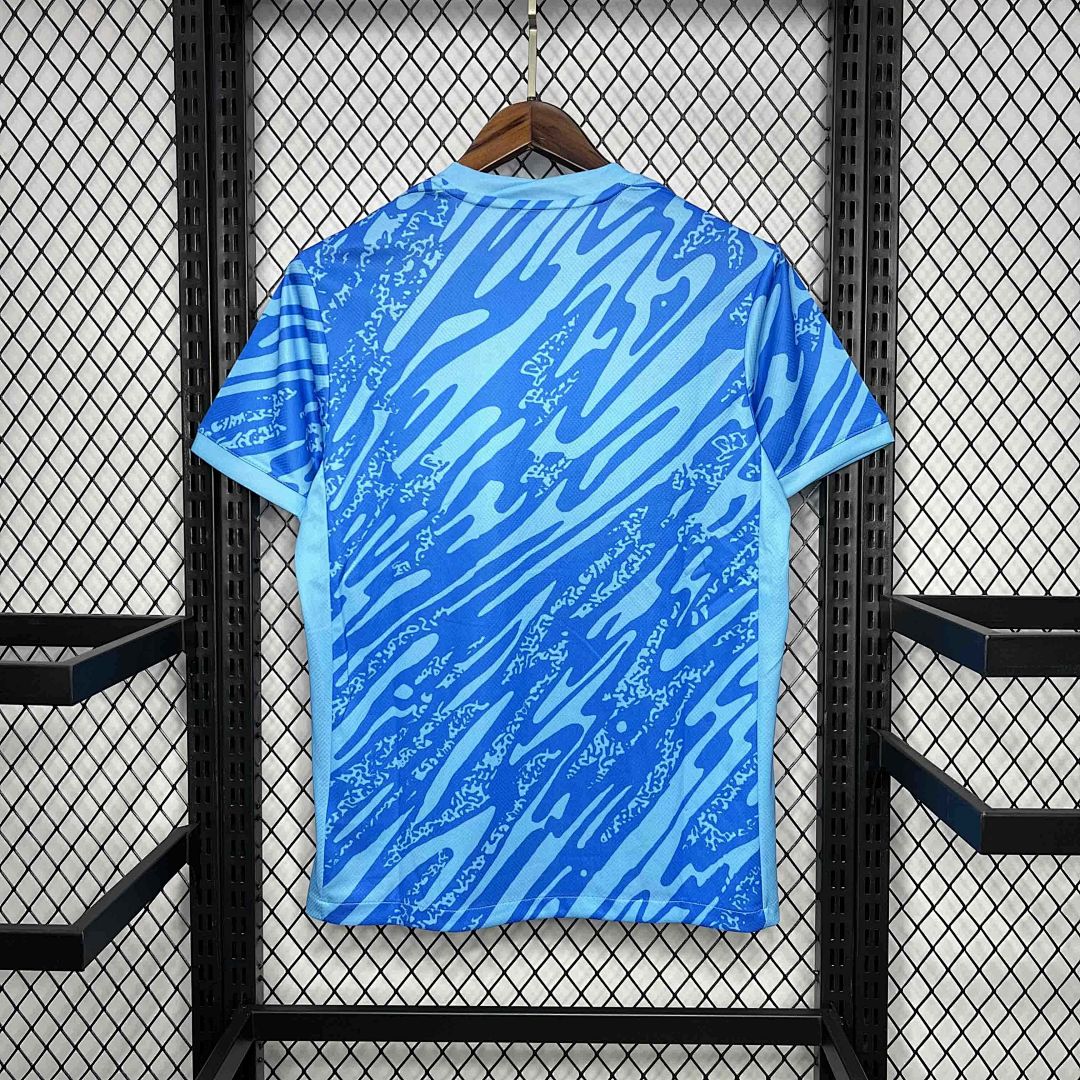 24-25 Corinthians Goalkeeper Blue Kit Soccer Unifrom 4