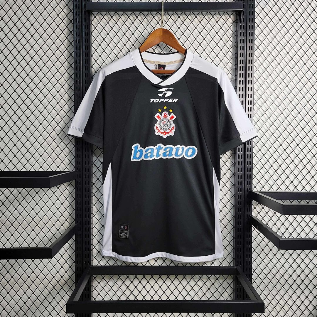 2000 Retro Corinthians Away S-XXL Soccer Jerseys