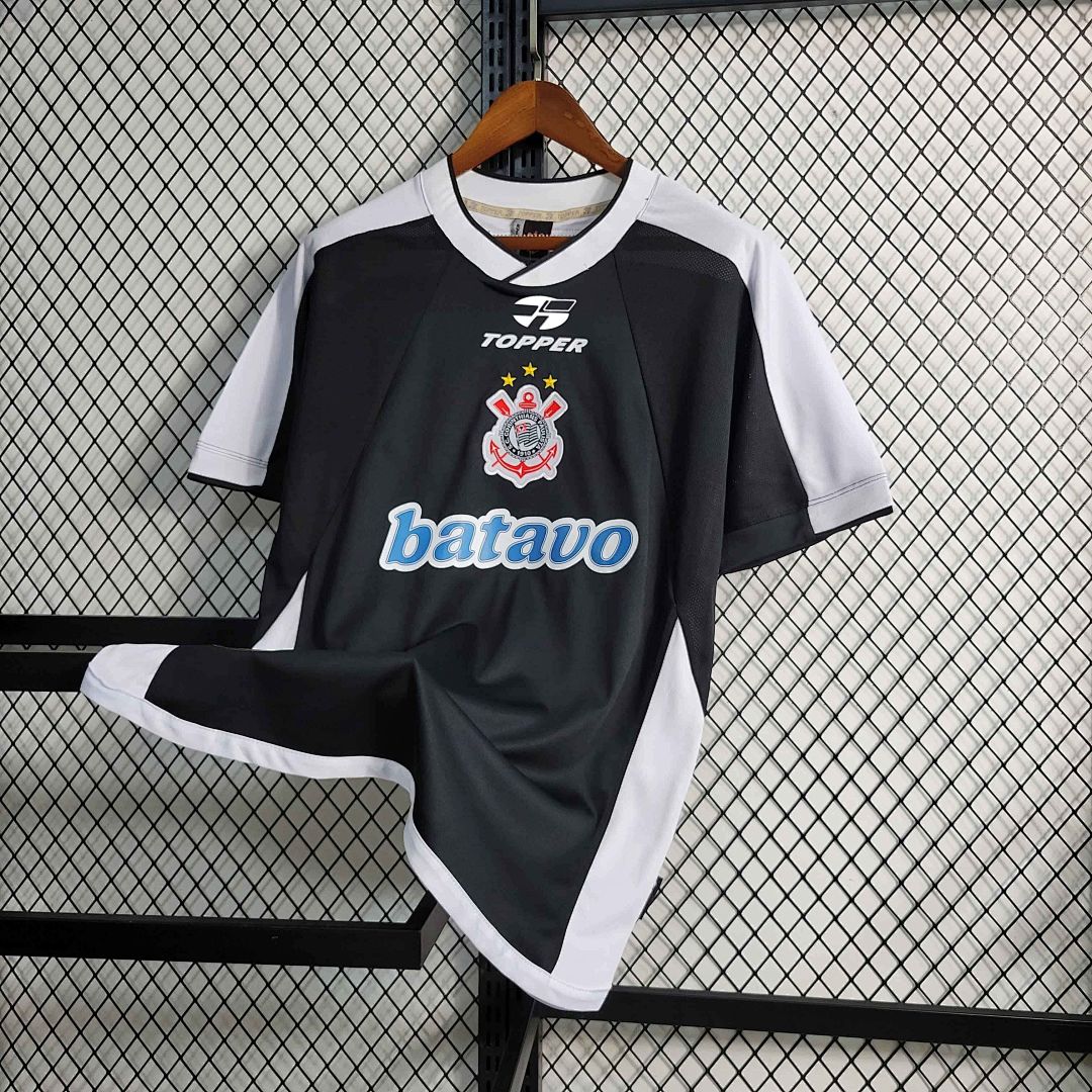 2000 Retro Corinthians Away S-XXL Soccer Jerseys 3