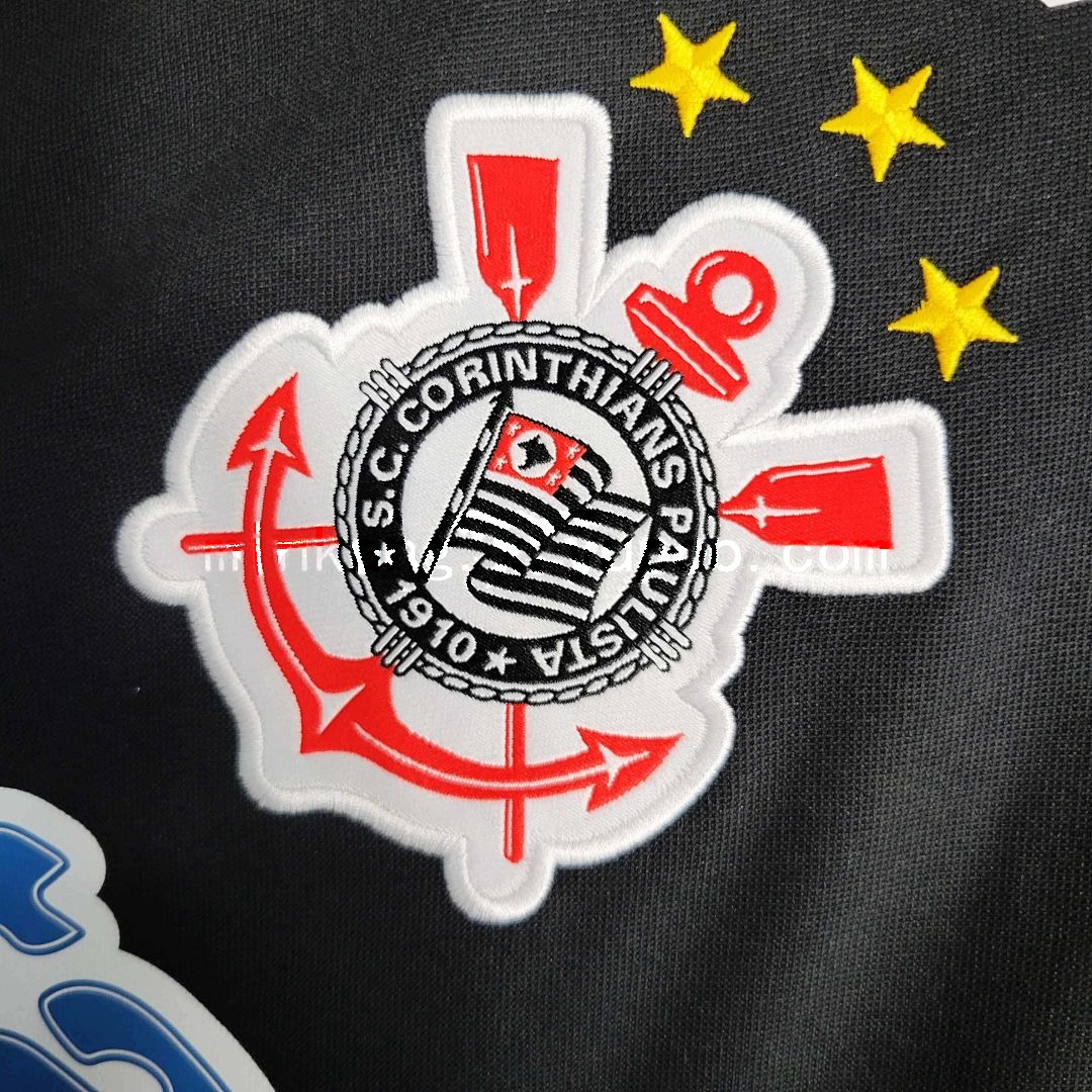 2000 Retro Corinthians Away S-XXL Soccer Jerseys 8