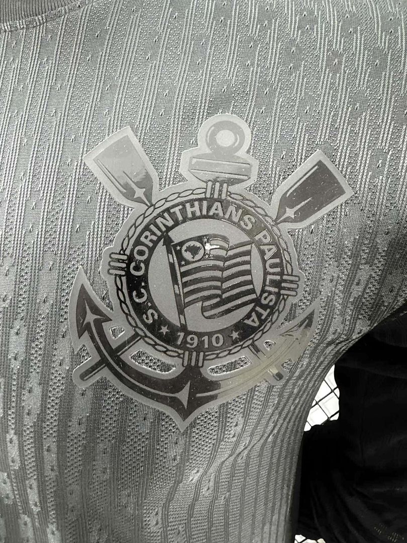 24-25 Corinthians Away Long Sleeve Kit Player Version Shirt 4