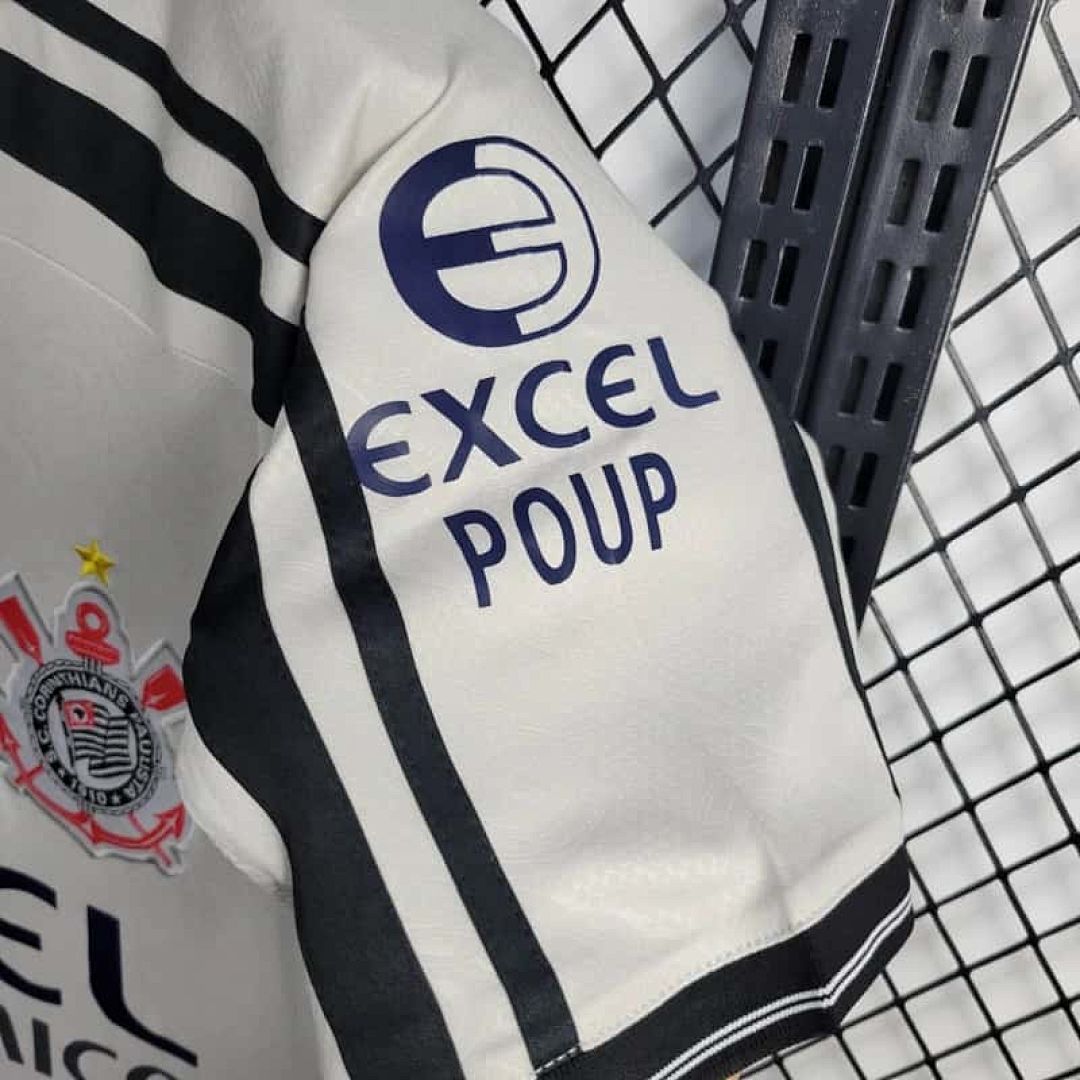 97-98 Corinthians Home Retro Kit Vintage Shirt Football AAAAJersey Supplier 3