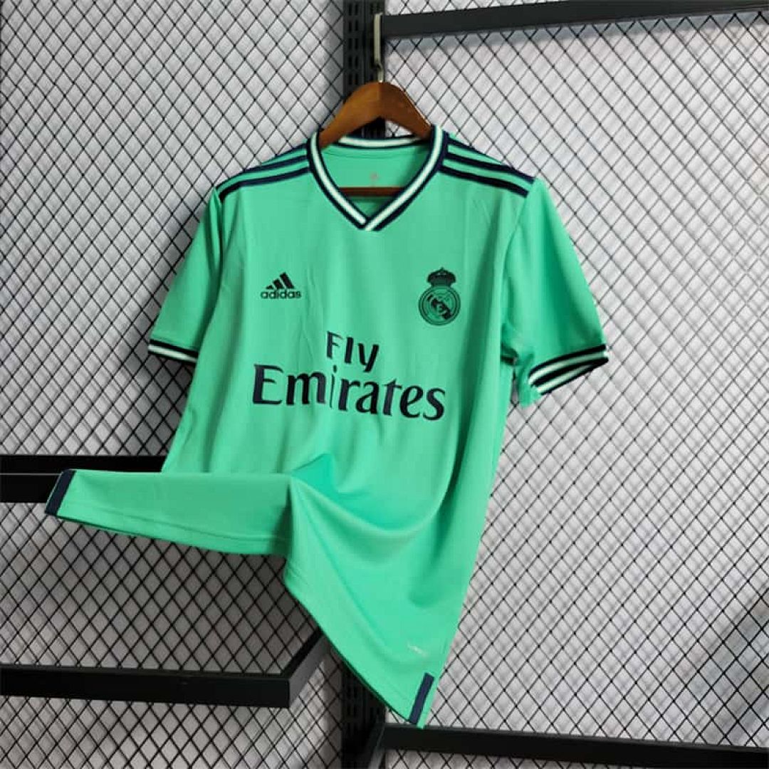 19-20 Retro Real Madrid Two Away Size S-XXL 7