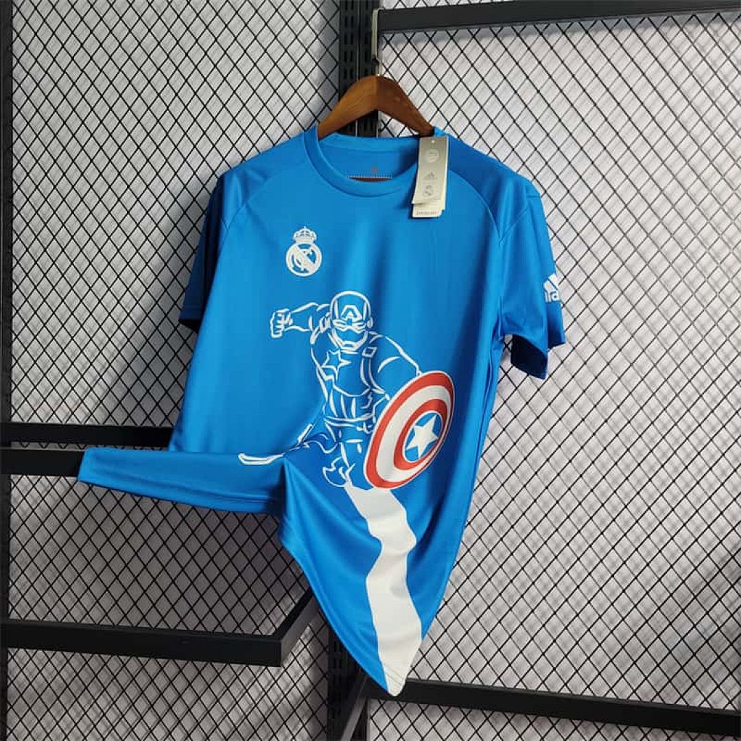 2022 Real Madrid Captain America Special Edition Size S-XXL 7